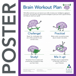 NAPE's Brain Workout Plan Infographic Poster